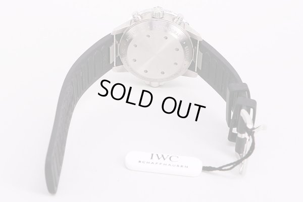 IWC　アクアタイマー　クロノ　IW376803　黒文字盤　ラバーベルト