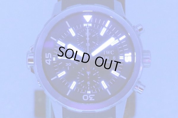 IWC　アクアタイマー　クロノ　IW376803　黒文字盤　ライト