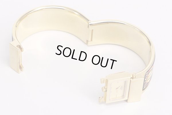 エルメス　ロケ　LO1.210　金色文字盤　裏側