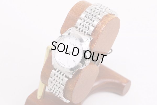 グッチ　タイムレス　126.5　シェル文字盤　12Ｐ　サイド