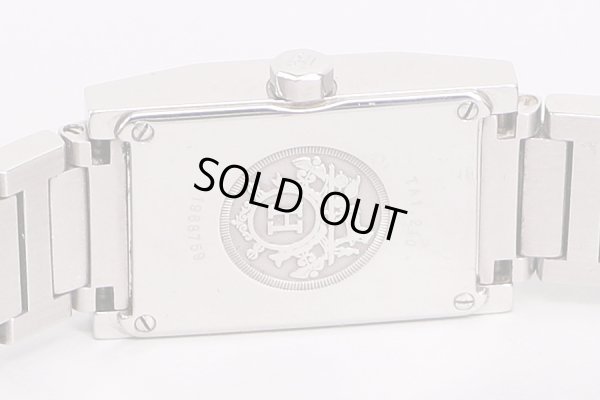 エルメス　タンデム　TA1.210　銀文字盤　裏面拡大