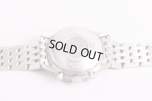 ブライトリング　ナビタイマー　Ａ23322　銀・黒文字盤 　日本限定　188／400　裏面拡大