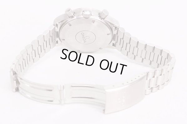 オメガ　ダイナミック　クロノ　5240.50　黒文字盤　橙インデックス　ブレス