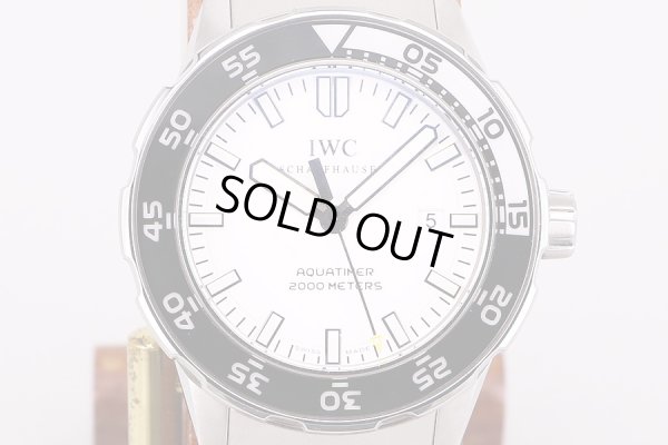 IWC　アクアタイマー2000　IW356805　白文字盤　表面