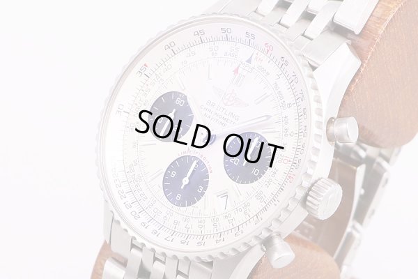 ブライトリング　ナビタイマー　Ａ23322　銀・黒文字盤 　日本限定　188／400　サイド拡大