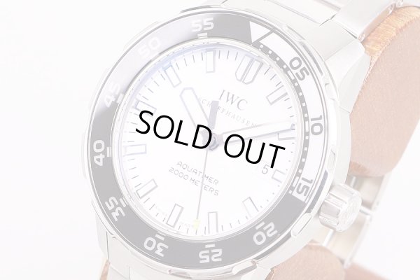 IWC　アクアタイマー2000　IW356805　白文字盤　サイド拡大