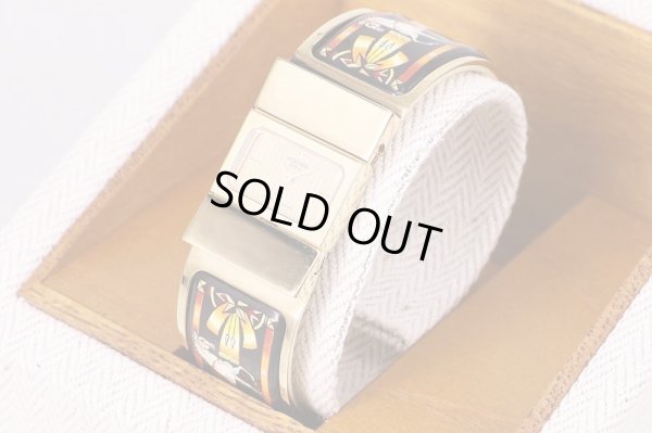 エルメス　ロケ　LO1.210　金色文字盤　サイド