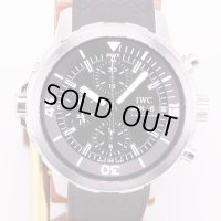 IWC　アクアタイマー　クロノ　IW376803　黒文字盤