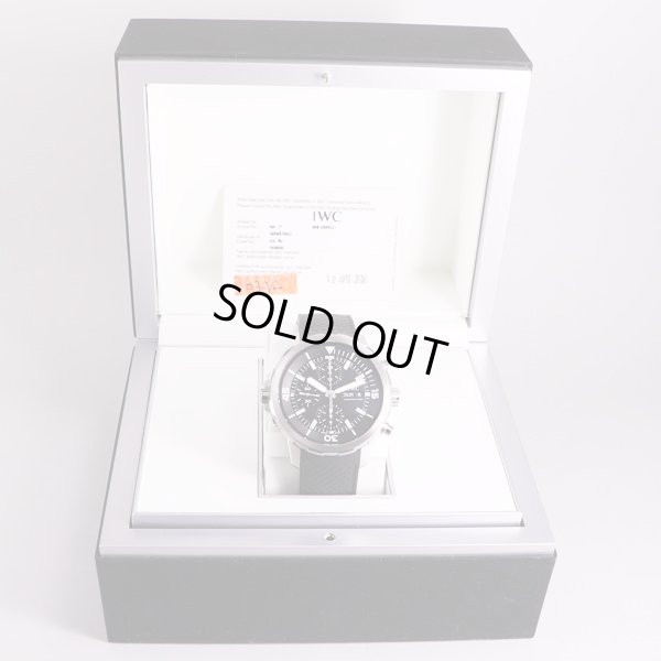IWC　アクアタイマー　クロノ　IW376803　黒文字盤　箱・保証書