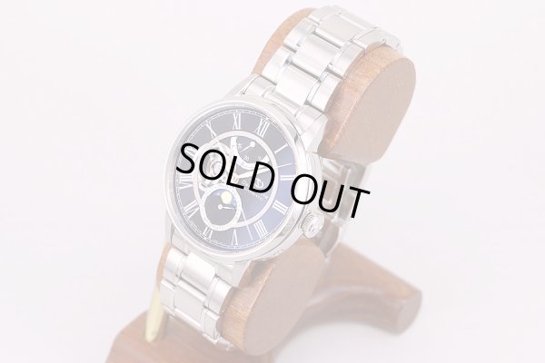 オリエント　メカニカルムーンフェイス　RK-AM0008B　黒文字盤　限定　サイド