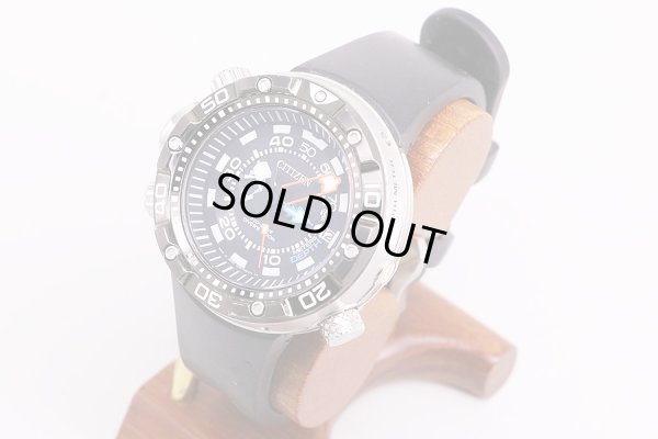 シチズン　アクアランド　BN2024-05E　黒文字盤　サイド