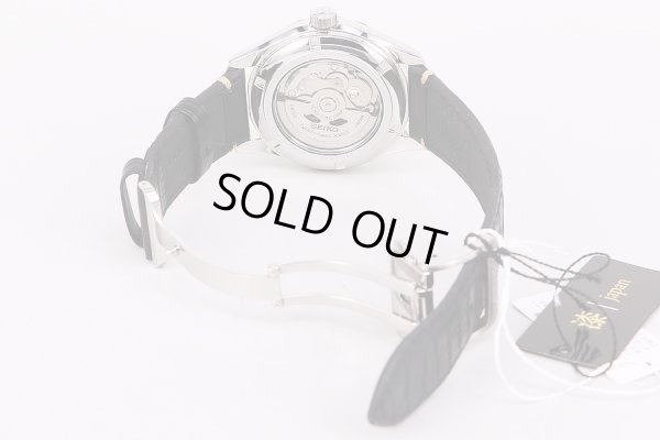 セイコー　プレサージュ　SARX029　9Ｆ61-0ＡL0　黒漆文字盤　革ベルト