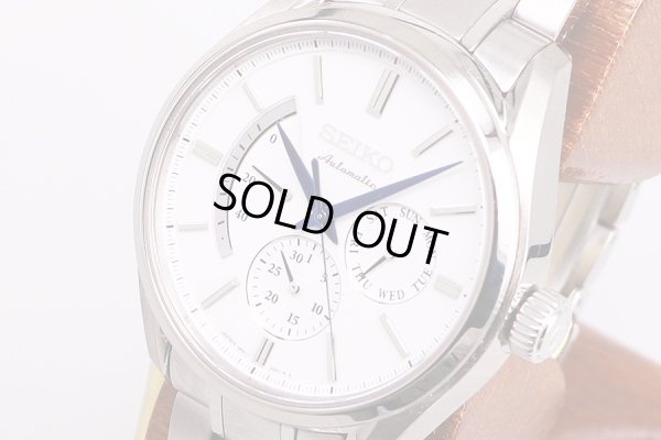 セイコー　プレサージュ　SARW021　6R21-01BO　白文字盤　サイド拡大