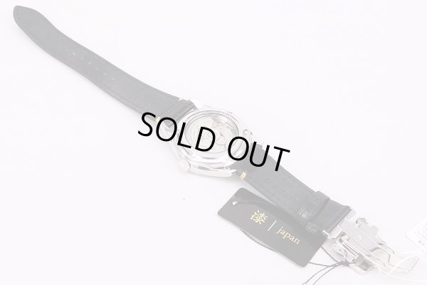 セイコー　プレサージュ　SARX029　9Ｆ61-0ＡL0　黒漆文字盤　革ベルト状態　裏面