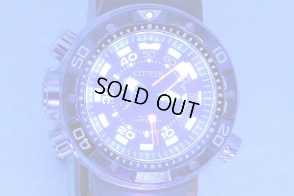 シチズン　アクアランド　BN2024-05E　黒文字盤　ライト