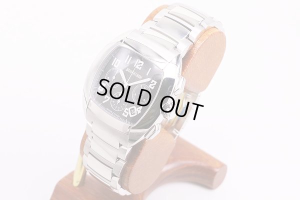 ブシュロン　MEC　クロノグラフ　WA006202　黒文字盤　サイド