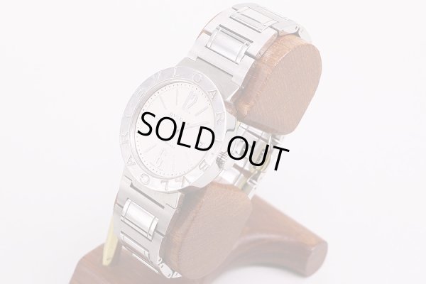 ブルガリ　ブルガリブルガリ　BB38SS　白文字盤　サイド