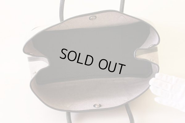 エルメス　ガーデンパーティPM　グレー・黒　中身