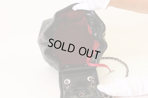 シャネル 2WAYショルダーバック シルバー金具 黒 中身