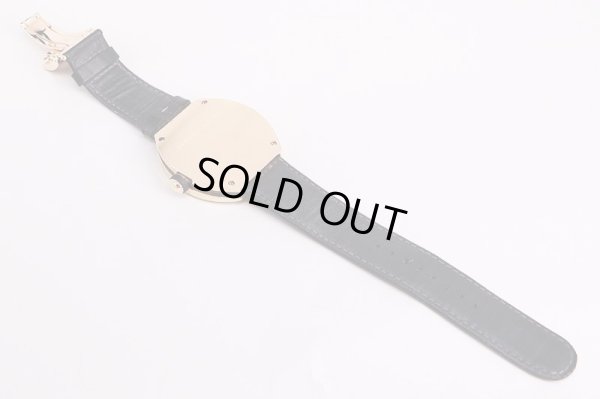 サマンサキング　トノー　白文字盤　革ベルト状態　裏面