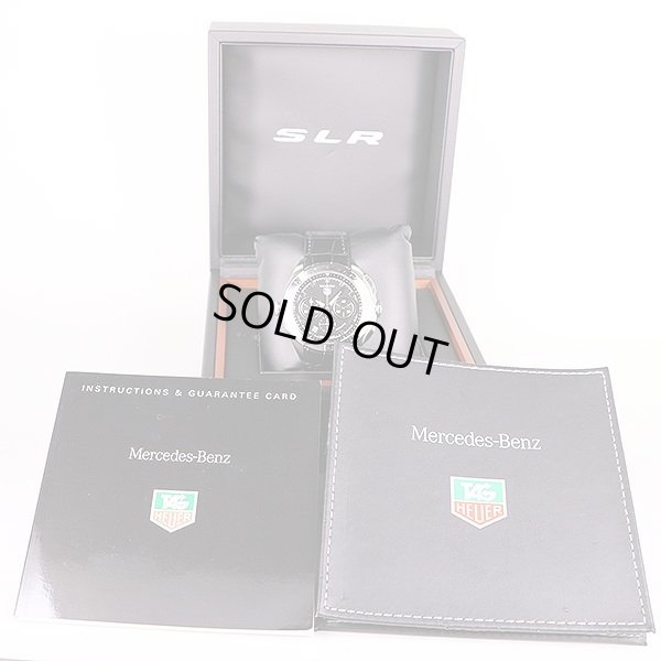 タグホイヤー　SLR　CAG2110　クロノグラフ　黒文字盤　箱