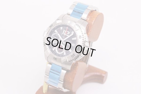 ロンジン　ハイドロコンクエスト　クロノ　L3.651.4　黒文字盤　サイド