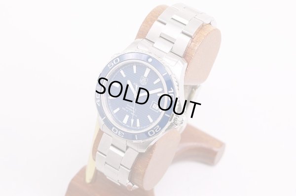 タグホイヤー　アクアレーサー　WAK2111-0　紺文字盤　サイド