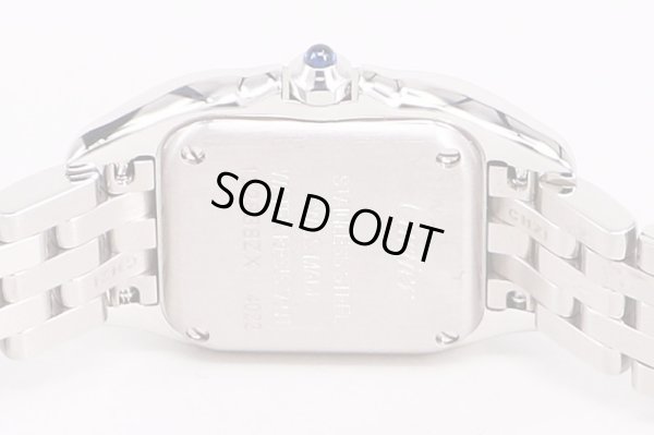 カルティエ　パンテールＳＭ　ＷＳＰＮ０００６　新型　銀文字盤　裏面拡大