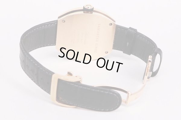 サマンサキング　トノー　白文字盤　革ベルト