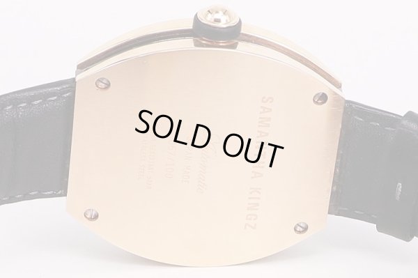 サマンサキング　トノー　白文字盤　裏面拡大