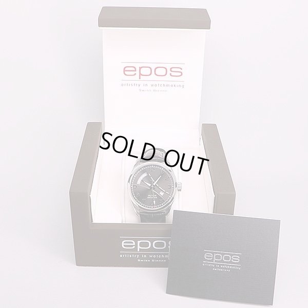 エポス　デイデイト　3402M　黒文字盤　箱