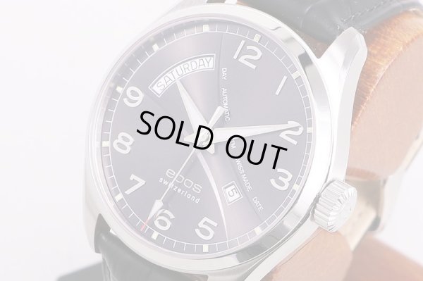 エポス　デイデイト　3402M　黒文字盤　サイド拡大