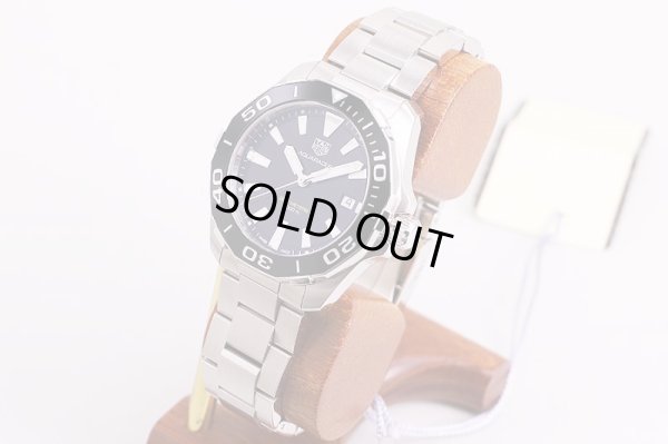 タグホイヤー　アクアレーサー　WAY111A　黒文字盤　サイド