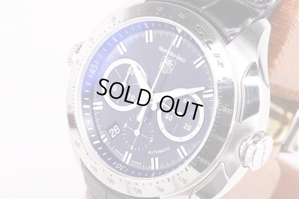 タグホイヤー　SLR　CAG2110　クロノグラフ　黒文字盤　サイド拡大