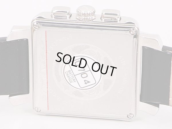 ハミルトン　ロイド　クロノグラフ　H631913　ガンメタル文字盤　裏面拡大