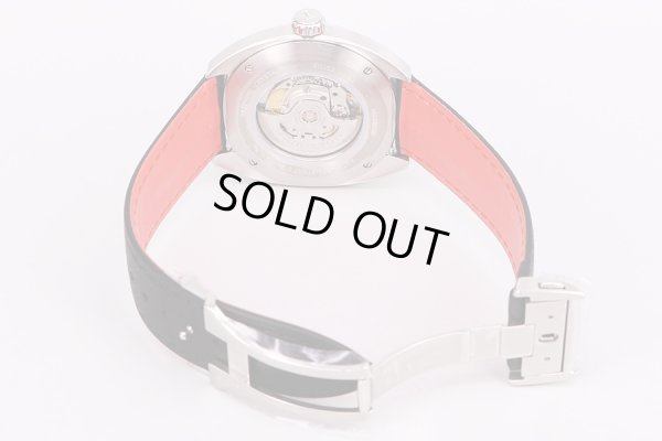 ハミルトン　パンユーロ　H354050　青文字盤　革ベルト裏面