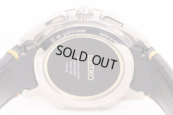 セイコー　フライトエキスパート　SAGA221　8B92-OAPO　黒文字盤　裏面拡大