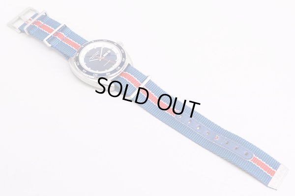 ハミルトン　パンユーロ　H354050　青文字盤　ナイロンベルト状態　表面