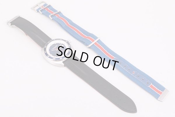 ハミルトン　パンユーロ　H354050　青文字盤　ナイロンベルト　替革ベルト