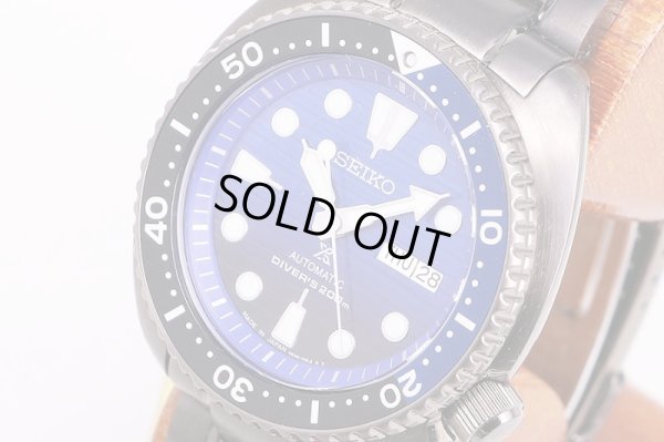セイコー　プロスペック　ダイバーズ200m　青グラデーション文字盤　サイド拡大