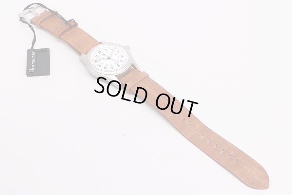 ハミルトン　カーキ　フィールド　メカニカル　H69439511　白文字盤　革ベルト状態　表面