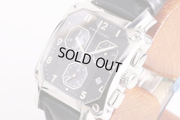 ハミルトン　ロイド　クロノグラフ　H631913　ガンメタル文字盤　サイド拡大