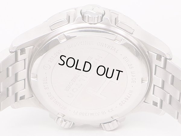 ハミルトン　カーキ　ETO　H776120　黒文字盤　裏面拡大