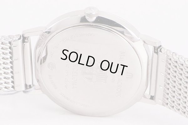 モーリス・ラクロア　エリロスデイト　EL1087　FCバルセロナ　黒文字盤　裏面拡大