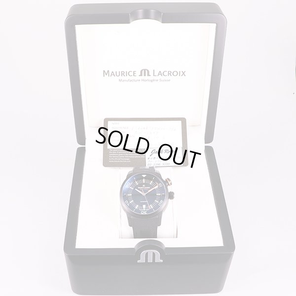 モーリス・ラクロア　ポントスS　ダイバー　PT6248　黒文字盤　箱・保証書
