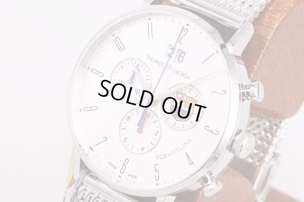 モーリス・ラクロア　エリロスクロノ　EL1088　銀文字盤　サイド拡大