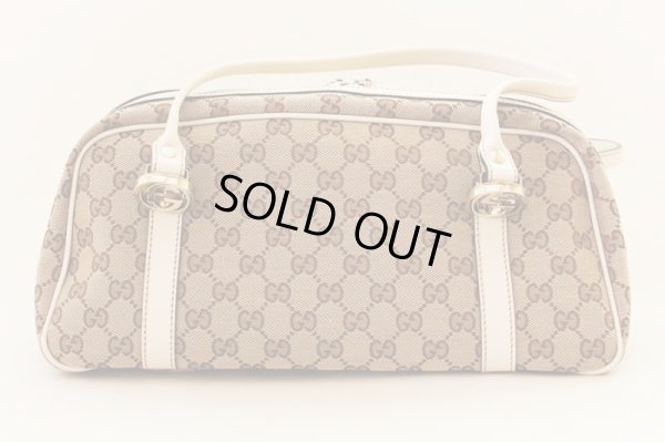 グッチ　ショルダートートバック 232958　ベージュ　裏面