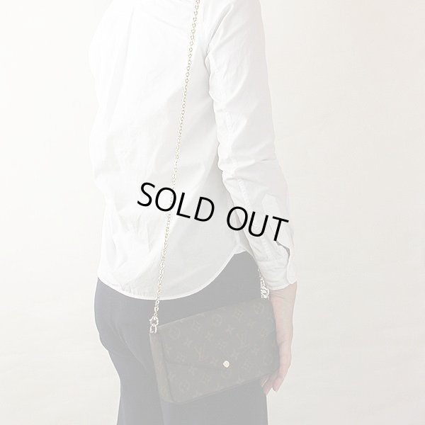 ルイ・ヴィトン　ポシェットフェリシー　(フューシャ） M61276 CA1109　掛けたイメージ