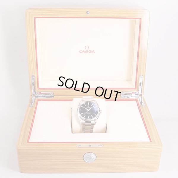 オメガ　シーマスター　アクアテラCOX　231.10.30　黒文字盤　箱