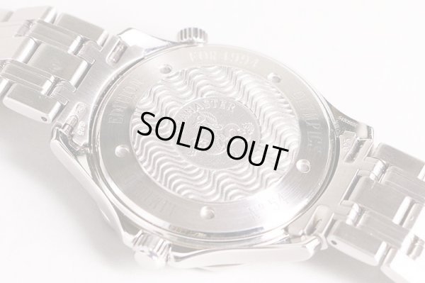 オメガ　シーマスター　2842.21　白文字盤　1994オリンピック限定　裏面拡大